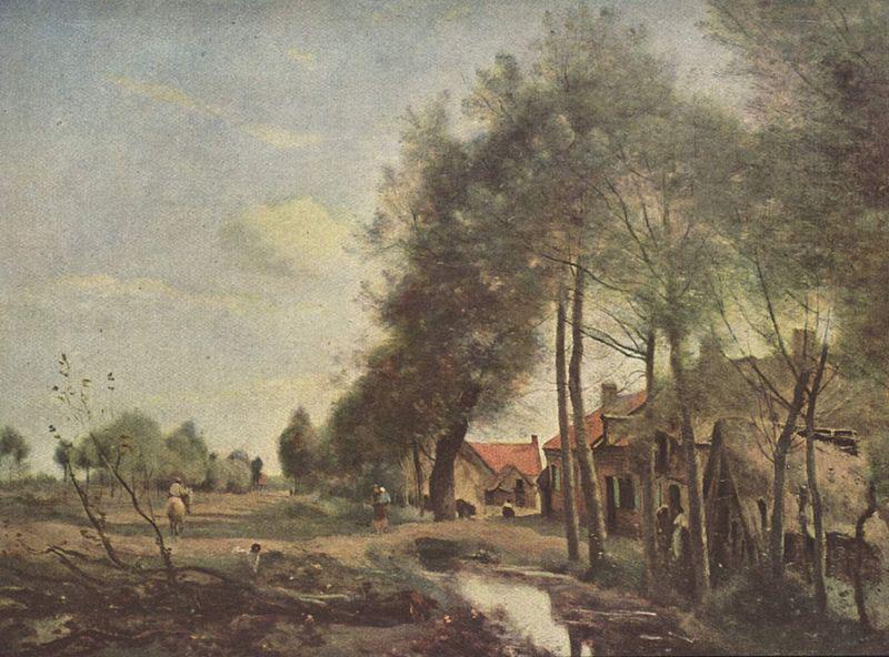 Jean-Baptiste Camille Corot Strabe in Sin-Le-Noble oil painting image